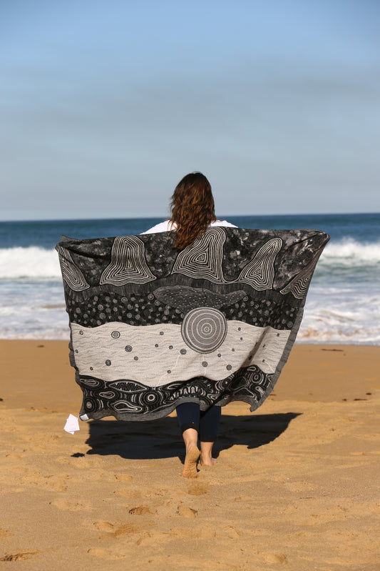 Merino Wool Blanket - Charcoal
