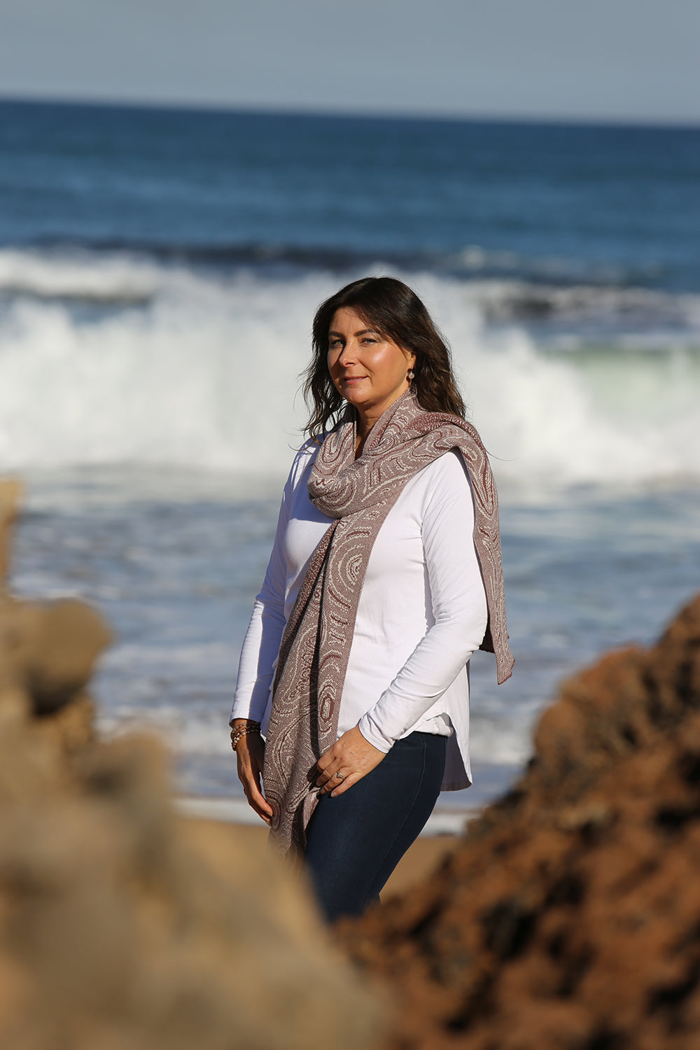 Scarf - Ancient Existence - Earth + Panna
