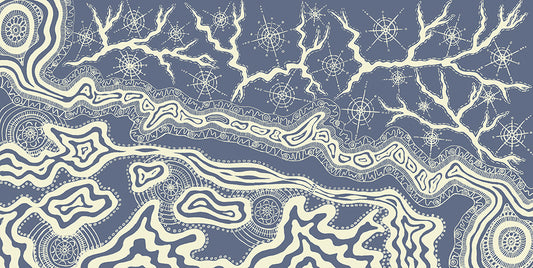 WALLAWAR -DENIM Print