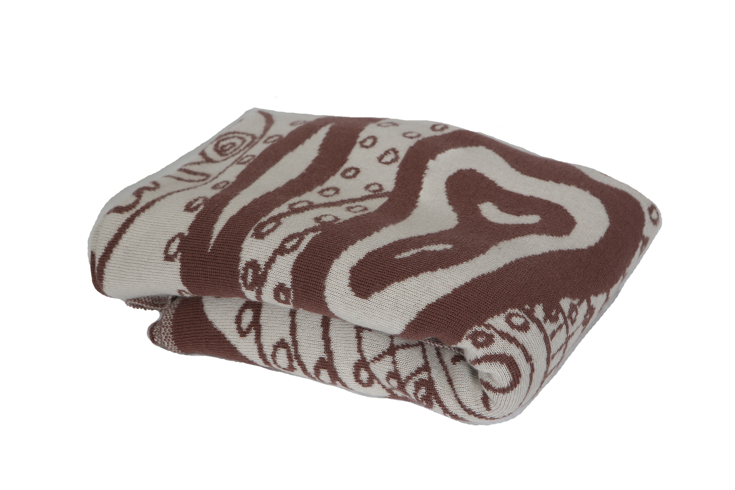 Merino Wool 'Wallawar' Baby Blanket - Earth + Panna