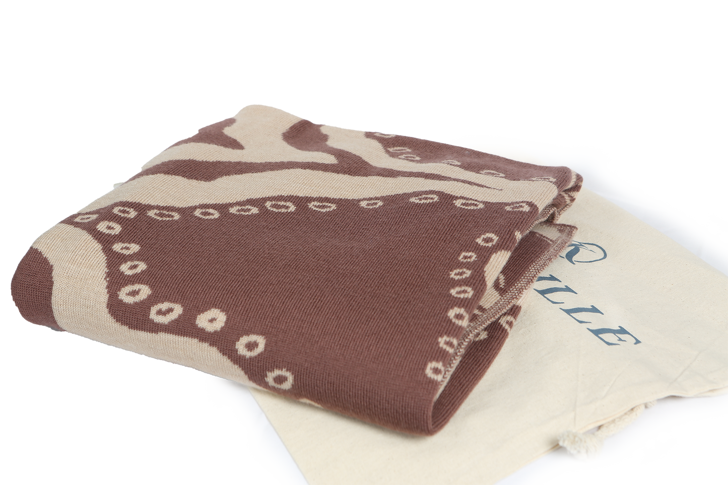 Merino Wool 'Wallawar' Baby Blanket - Earth + Camello