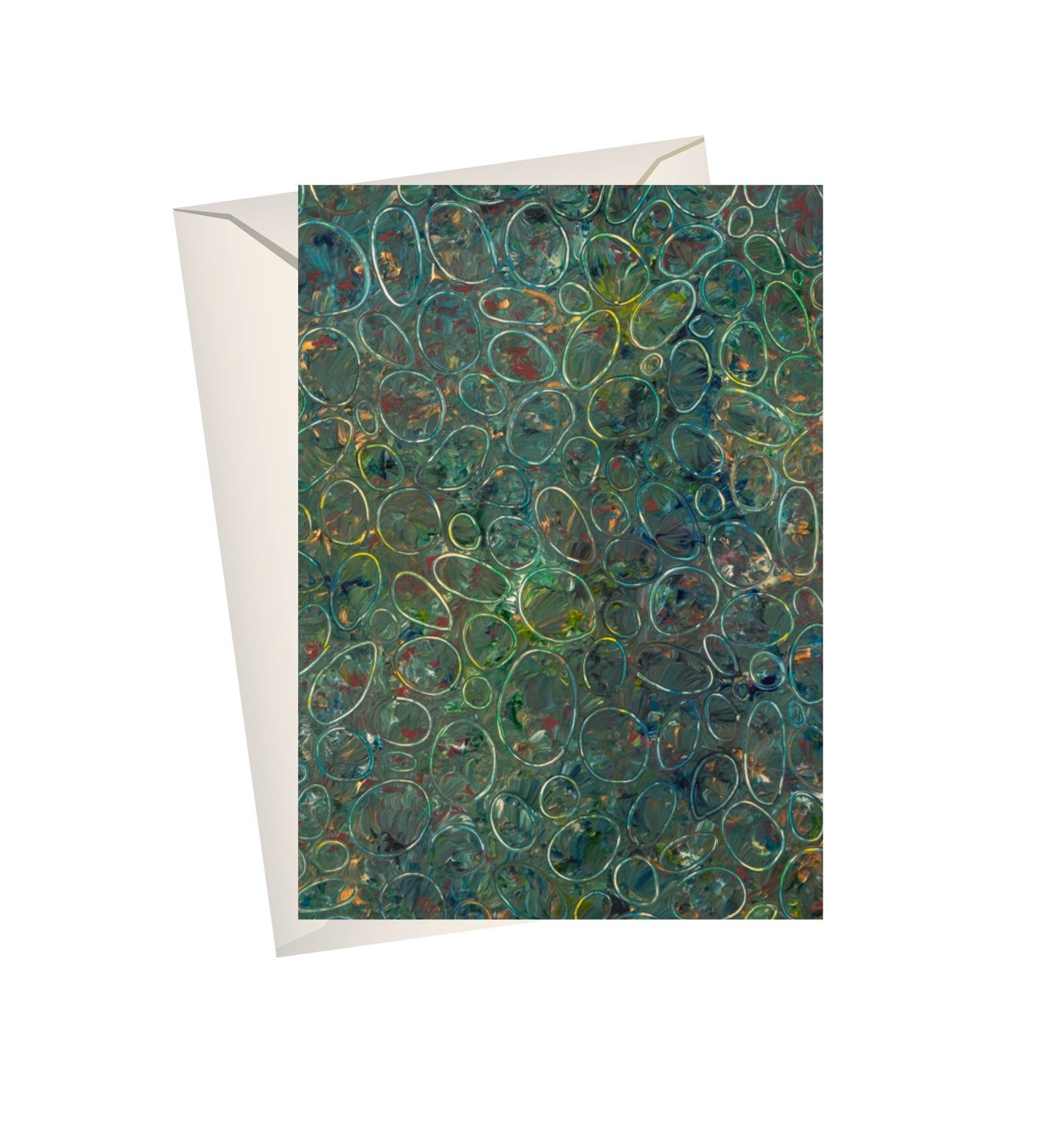 Greeting Card - River Rock Dreaming